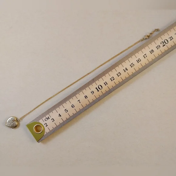 Birks Gold Filled Floral Heart Necklace - Picture 5 of 14